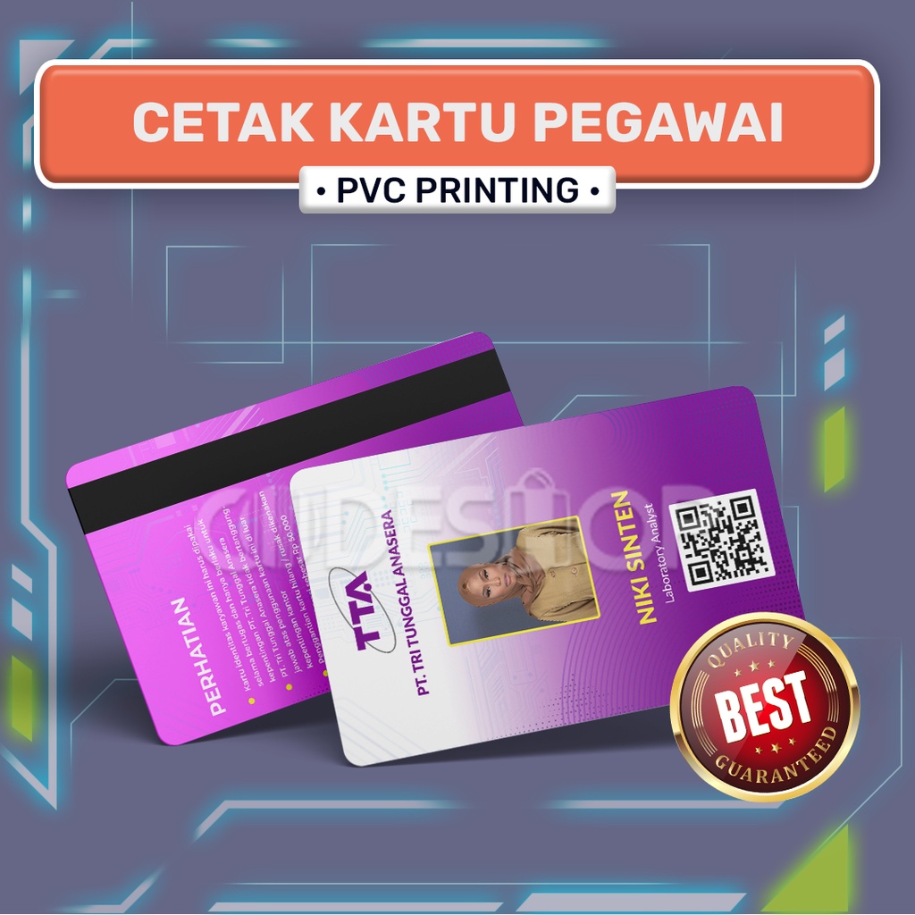 Cetak Kartu ID Card Pegawai