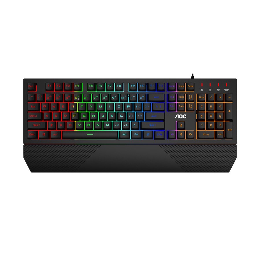 Keyboard AOC GK200 Gaming RGB 25 Keys 1000Hz GK 200 Garansi Resmi