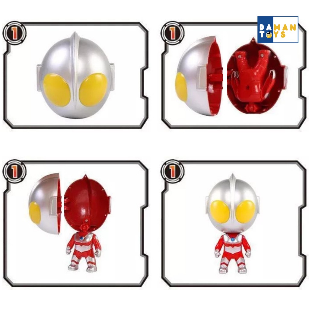 Mainan Souvenir Ultraman / Egg Surprise Ultraman Zero / Ultramen / Ginga / Mebius / Orb / Victory