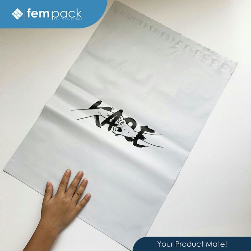 

100 Lembar Sablon Plastik Polymailer Ukuran 35x45