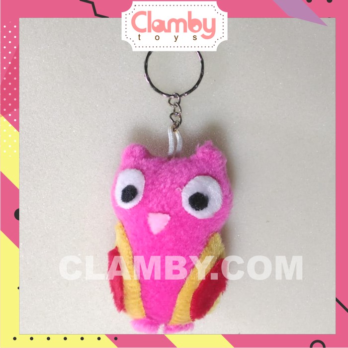 Gantungan Kunci Tas Motif Boneka Burung Hantu Owl Lucu Souvenir