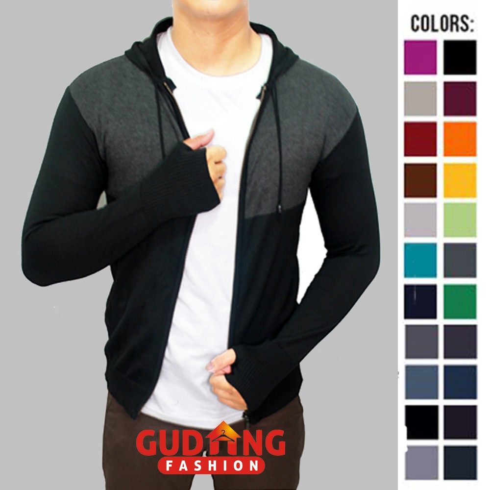 Sweater Jaket Ariel Noah Rajut - Banyak Pilihan Warna SWE (COMB)