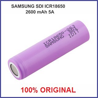 Battery Baterai Batre Kipas mini / Portable Fan 2600mAh merek SAMSUNG ICR18650 26J  Original