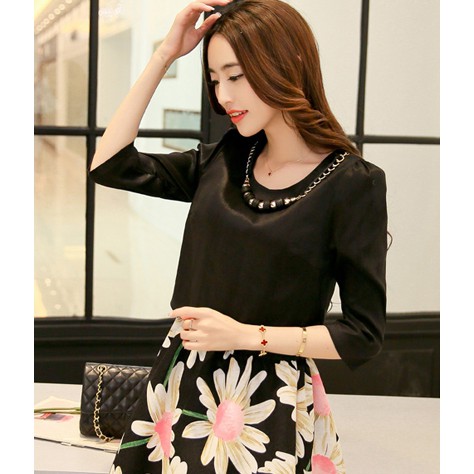 Dress Korea Black
