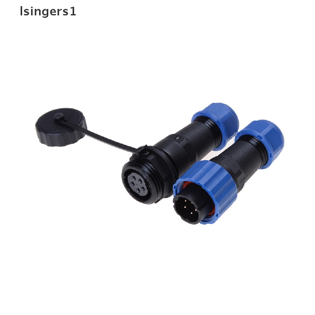 (lsingers1) Sp16 Konektor Kabel power Male Tahan Air IP68