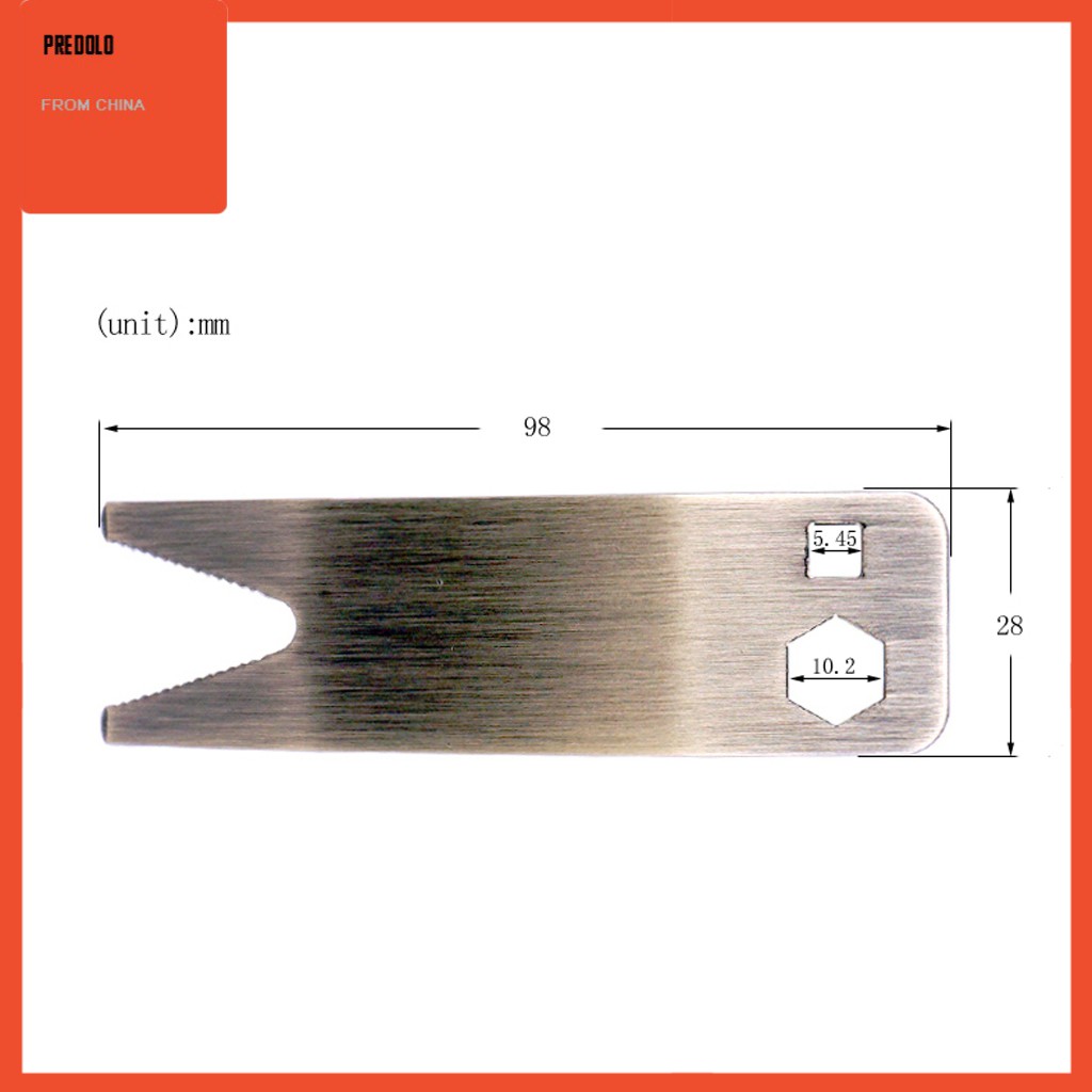 Kunci Pas Multifungsi Bahan Stainless Steel Untuk Tuner Knob Gitar Bass