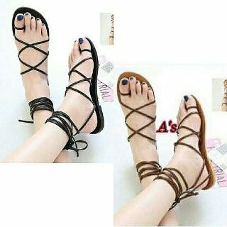 Sandal Teplek Tali Lilit Panjang