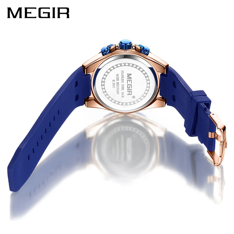 MEGIR 2083 Jam Tangan Pria Analog Chronograph Luminous WATCHKITE WKOS