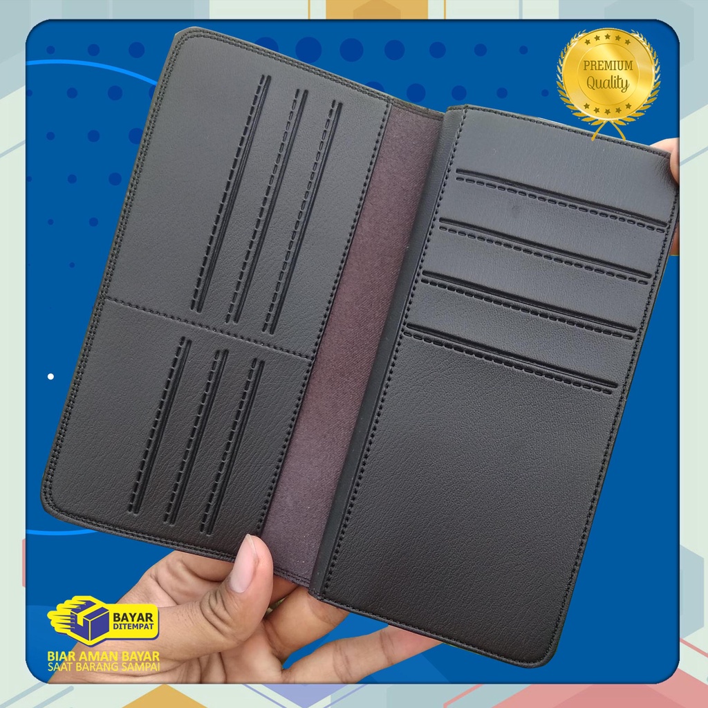 Dompet Pria Original sintetik cowok MURAH amt panjang COD bayar di tempat