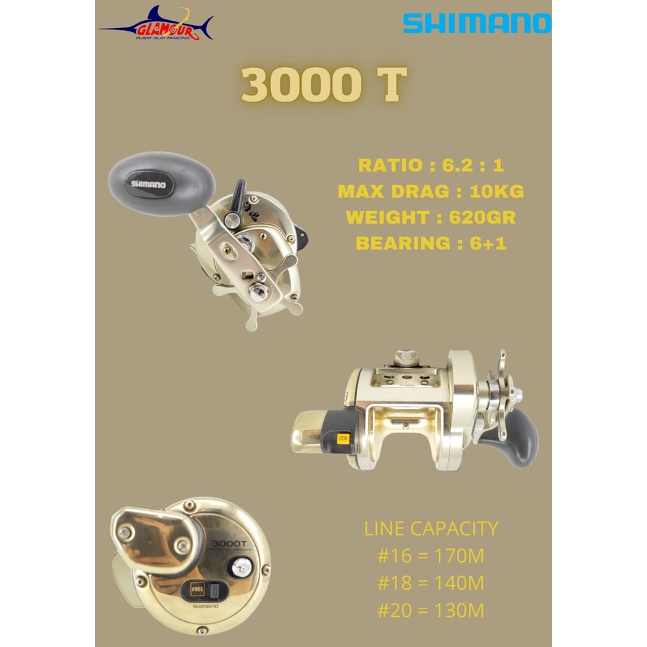 REEL OH SHIMANO PLAYS 3000 T
