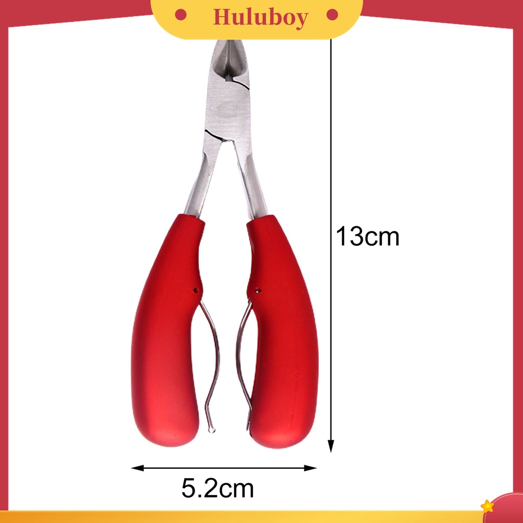 Huluboy Huluboy♡ Gunting Kuku Kaki Universal Bahan Stainless Steel Untuk Pedicure