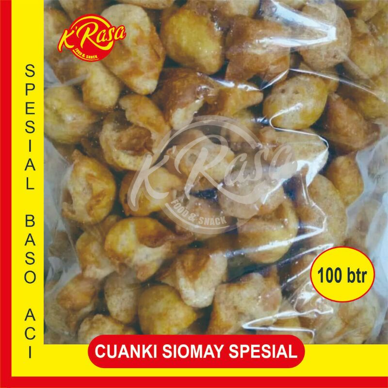 

Cuanki siomay special / pangsit kering bandung 100 butir enak rasa mantap