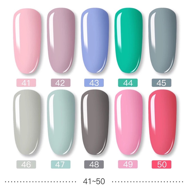 ROSALIND KODE RA 31- 58 SERI 58 WARNA KUTEK GEL POLISH SOLID COLOR SERIES