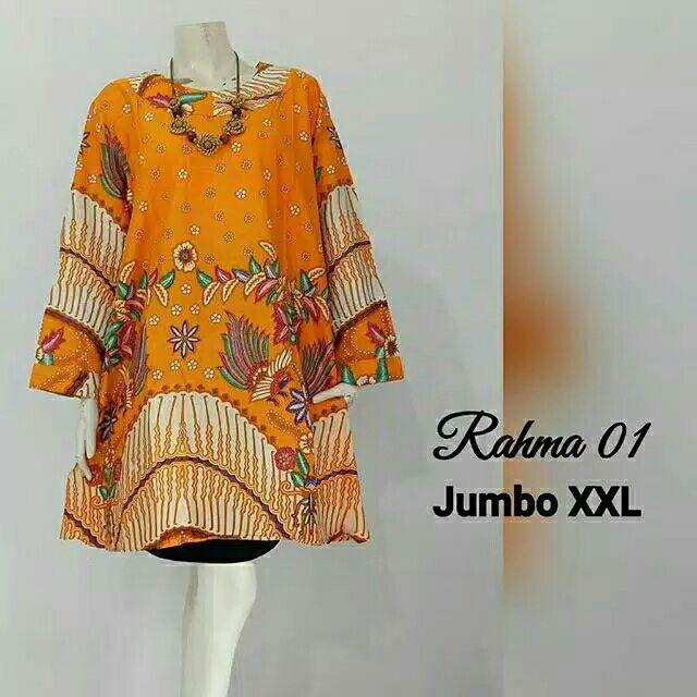 Rahma Tunik Batik Jumbo (geser Untuk Warna Lain)