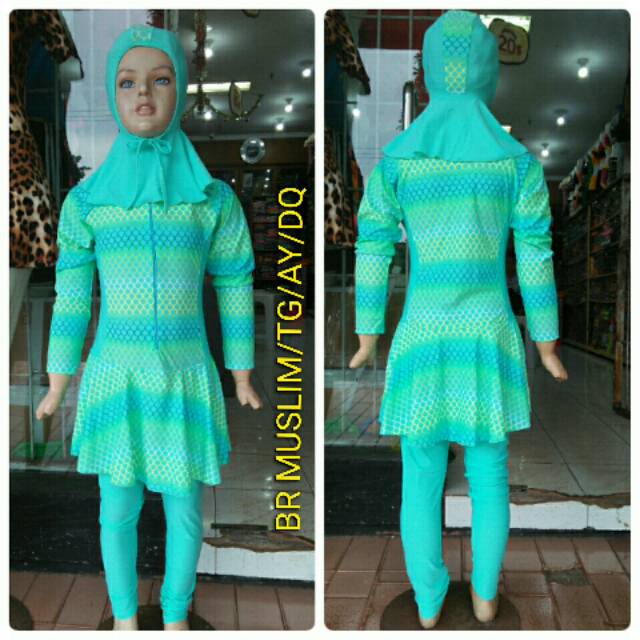 BAJU RENANG MUSLIM ANAK SD TANGGUNG
