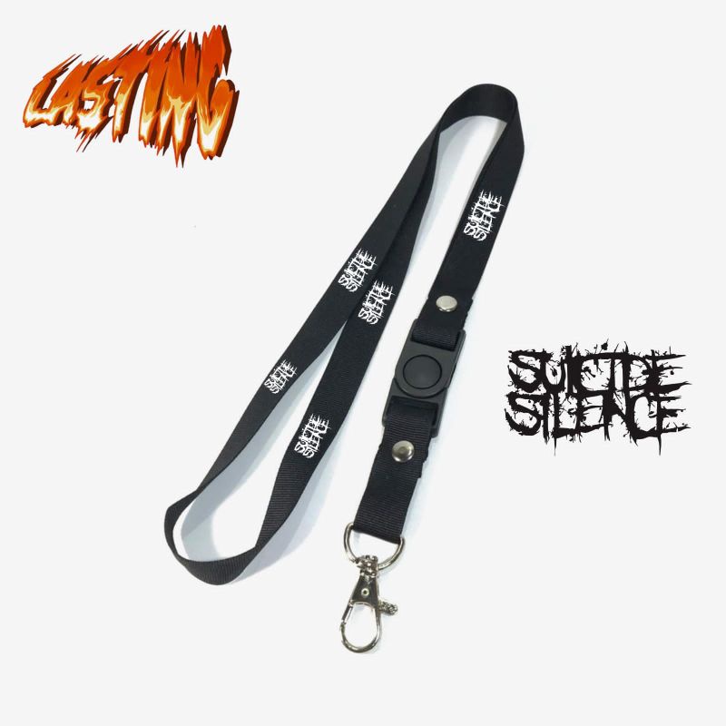 

Lanyard murah SUICIDE SILENCE tali lanyard BAND gantungan kunci name tag id card kartu nama / lanyard podss vapee SUICIDE SILINCE gantungan / bisa cod lanyard best seller