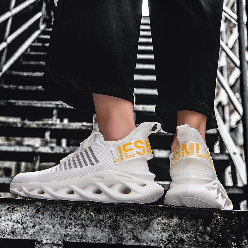 2019 NEW Sepatu Sneakers Pria Ultralight MD Bahan Mesh Breathable untuk Olahraga Sepatu Pria 39 -46