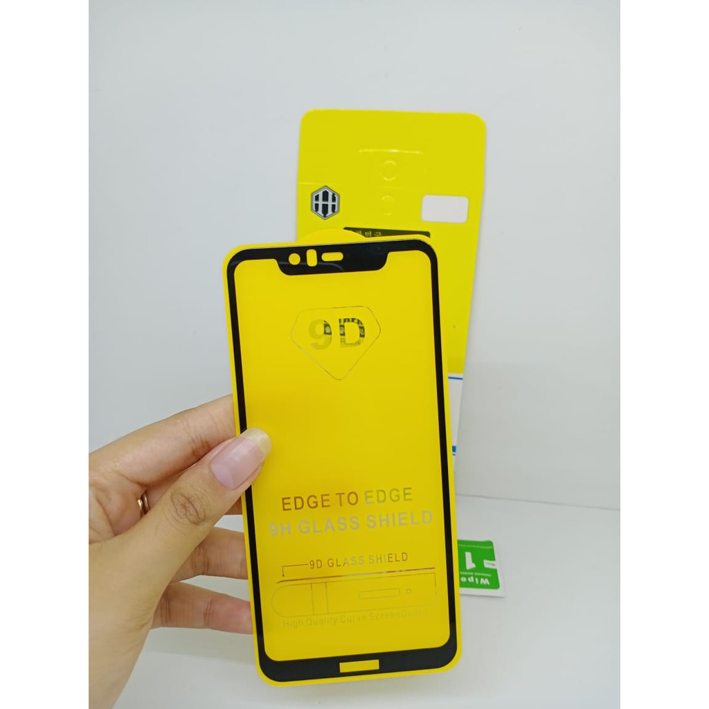 KOREAN Tempered Glass Nokia 5.1 Plus 5.86 inchi FULL SCREEN Guard Nokia X5 FULL GLUE Anti Gores Kaca