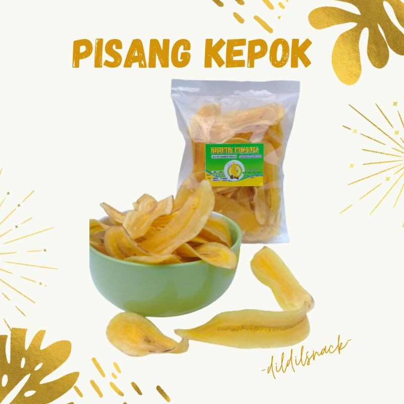 

Kripik Pisang Kepok gurih, super renyah