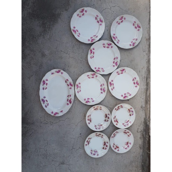 #piring bunga seruni lama #hiasan lawas #pajangan jadul #vintage