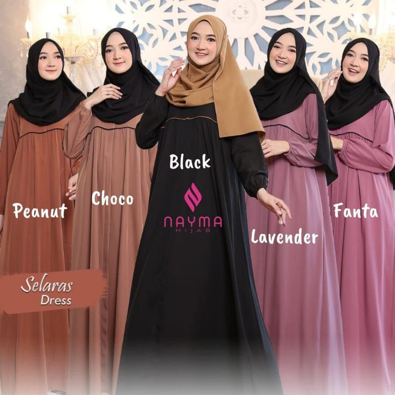 SELARAS DRESS BY NAYMA HIJAB SISTER BRAND FANIA HIJAB