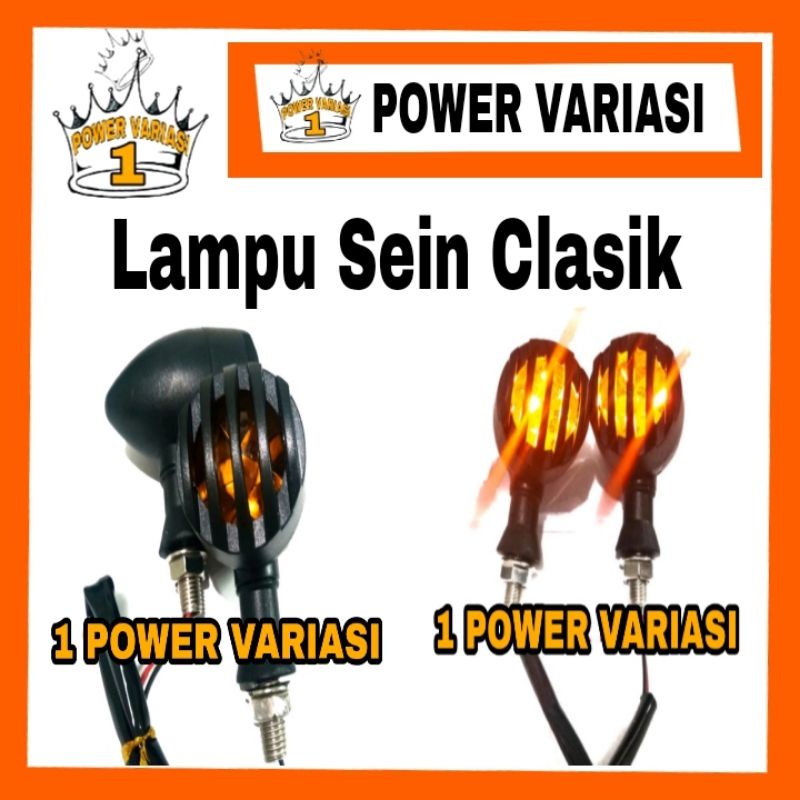 LAMPU SEIN CLASIK/LAMPU KLASIK SEIN MOTOR/LAMPU SEIN KLASIK UNIVERSAL UNTUK SEMUA MOTOR BISA