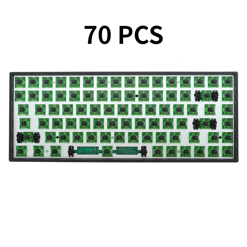 70 110 Hot Feker 110pcs Saklar Ekstension 3 Pin Lapis Emas Untuk Keyboard Mekanik