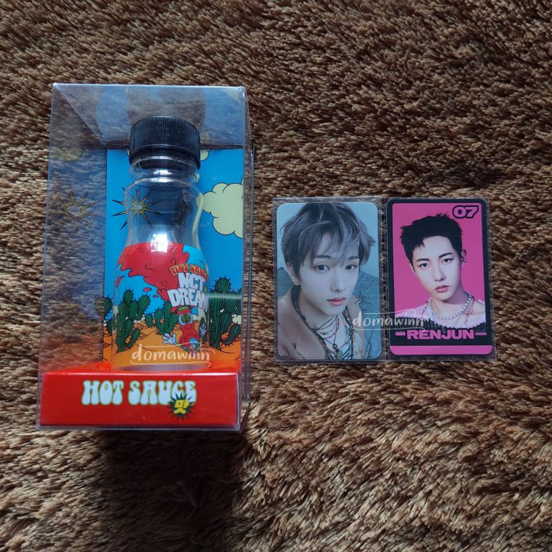 JISUNG KEYRING HOT SAUCE SET UNSEALED PAIR ONLY