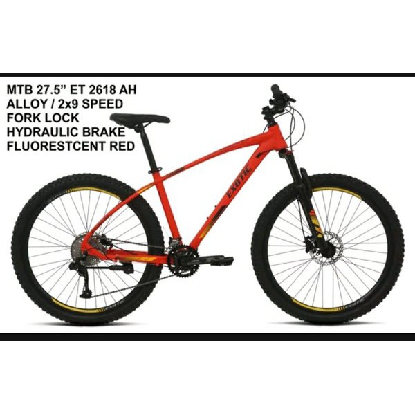 MTB 27.5 exotic 2618 AH SEPEDA GUNUNG MTB GARANSI