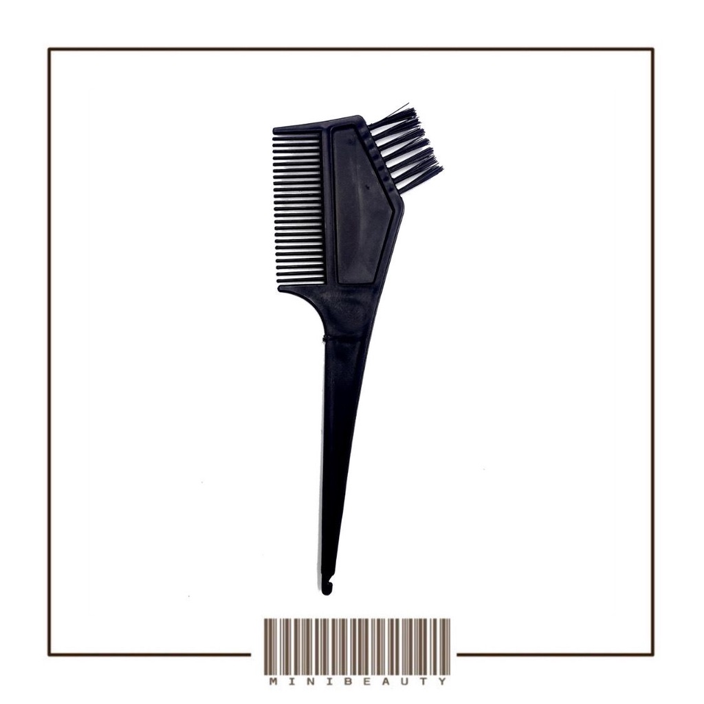 sisir semir rambut bonding smoothing hitam 1 pcs