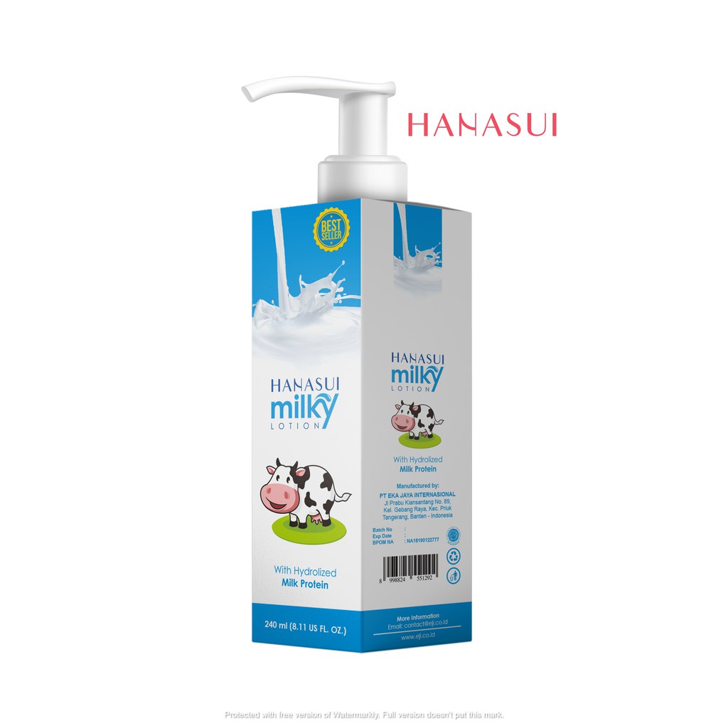 Hanasui Milky Body Lotion #Vitamin_KU