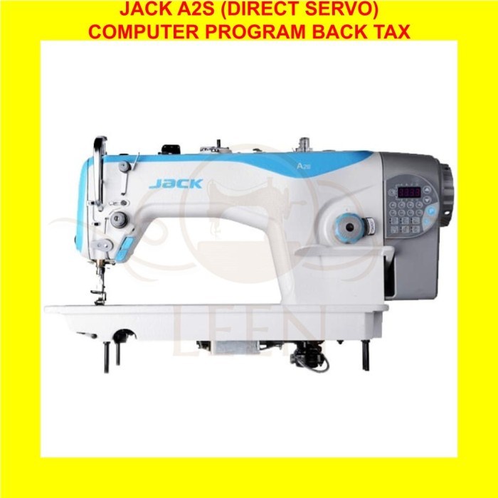 SET Mesin Jahit Direct Servo Jack A2S High Speed Computer Backtax LEEN