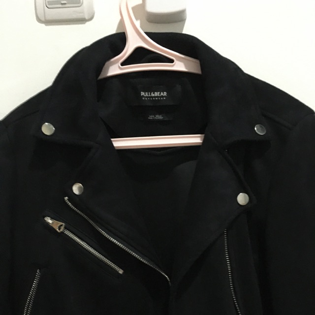 Jaket suede pull and bear