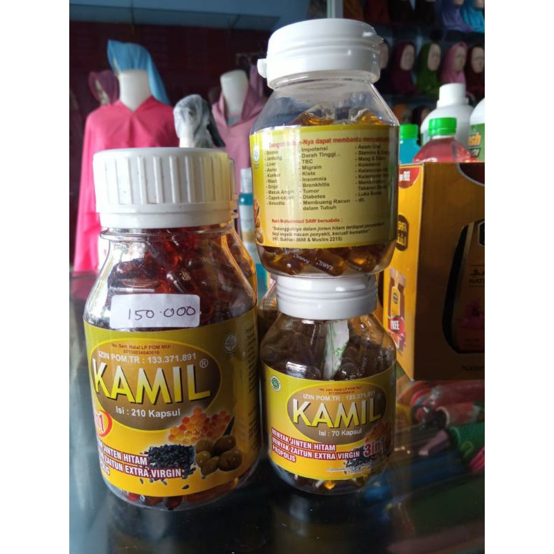 Kamil 3 in 1 minyak zaitun habbatussauda propolis