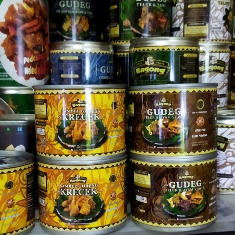 Gudeg Kaleng Gudeg Bagong Jogja 210gr