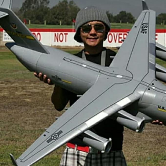 jet/EDF/elektrik/rc/pesawat/hobi/mainan/globe master/c17