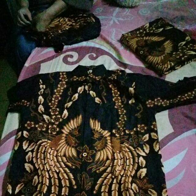 Ms Gamis Batik Sriwedari Maxi Super Jumbo Xxxxl Ld 128cm Bumil/busui Katun Sogan