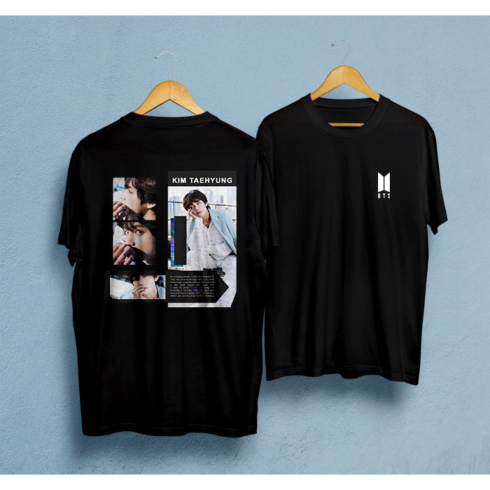 Kaos Kpop BTS Taehyung V Foto Colase
