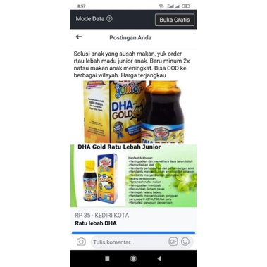

Madu Anak Ratu Lebah DHA 3