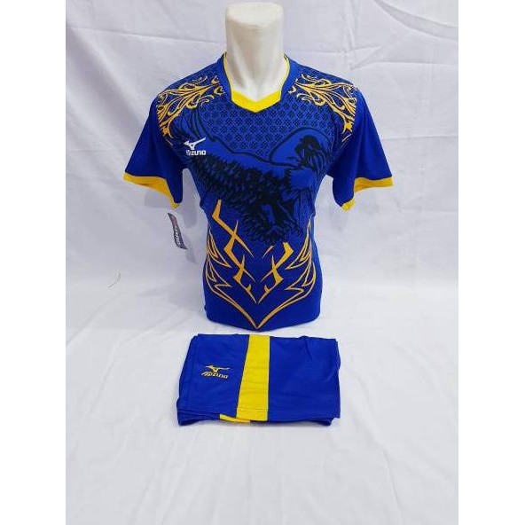 Best Seller.. [TERLARIS BAJU MZ RESTOK ] Baju kaos setelan futsal jersy bola volly mizuno batik