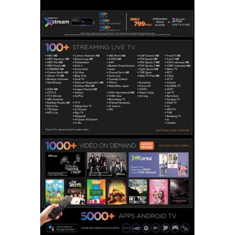 android tv box xstream transvision