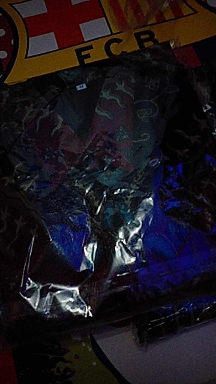 Batik Pria Solo Asli Lengan Panjang Lapis Furing Merah Dan Navy Parang Kembang Batik Solo