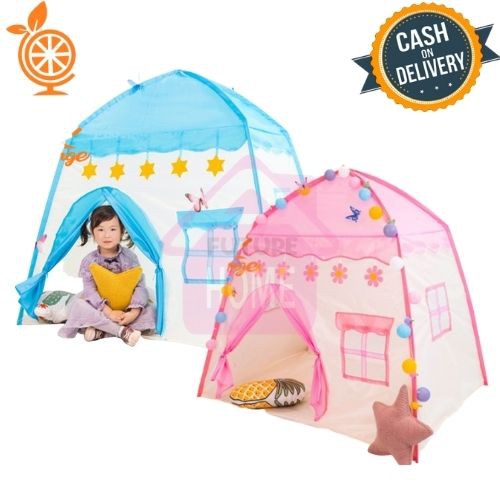 Tenda Anak Model Rumah Tenda Bermain Princess Castle Outdoor