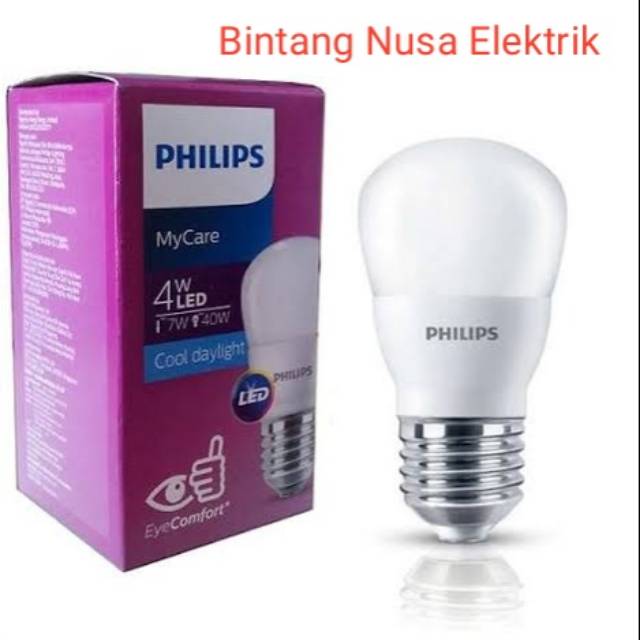 Lampu LED Philips 4 Watt