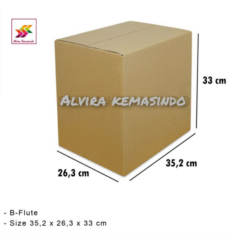 

Box 35,2x26,3x33 cm ( pelet ) kardus/karton/hampers/karduspolos