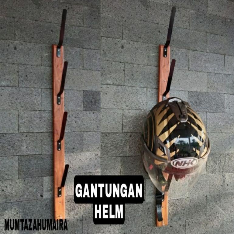 GANTUNGAN HELM DINDING RAK HELM SUSUN 4 MURAHHHH...,,,,,