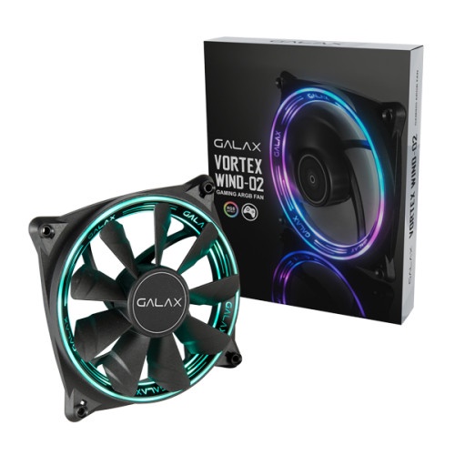 GALAX Vortex Wind-02 (VW-02) ARGB 12CM Fan 1200RPM