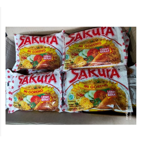 MI SAKURA GORENG Netto 60gr - Mie Instan