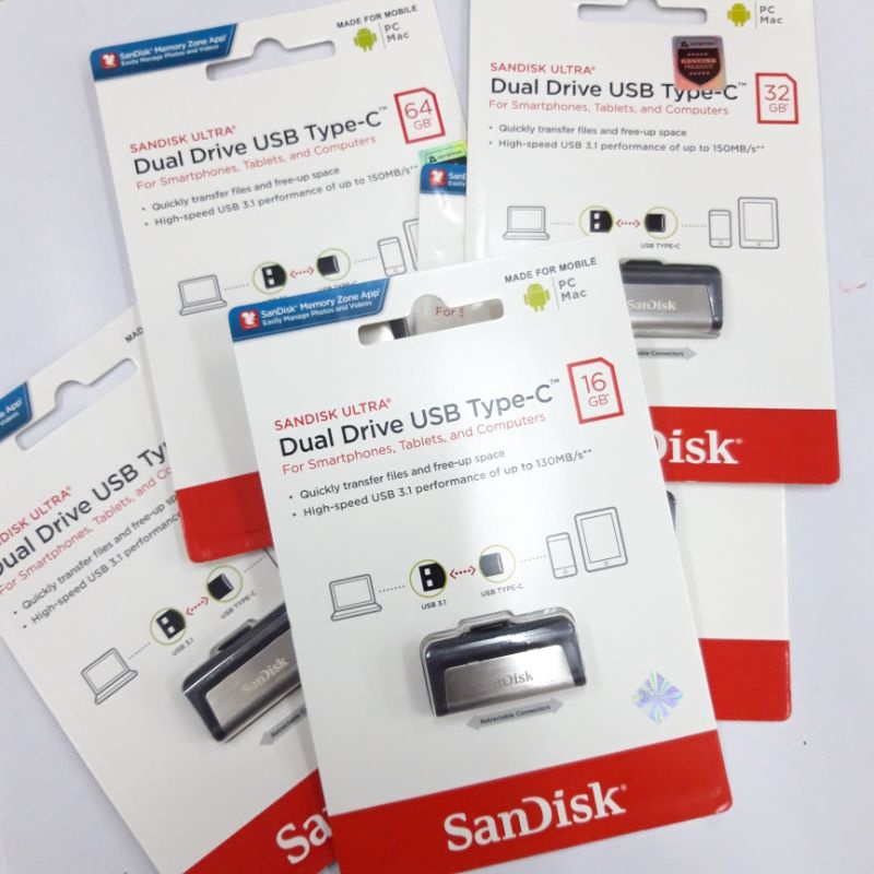 OTG Sandisk Dual Drive Type C m3.0 OTG Type C Sandisk