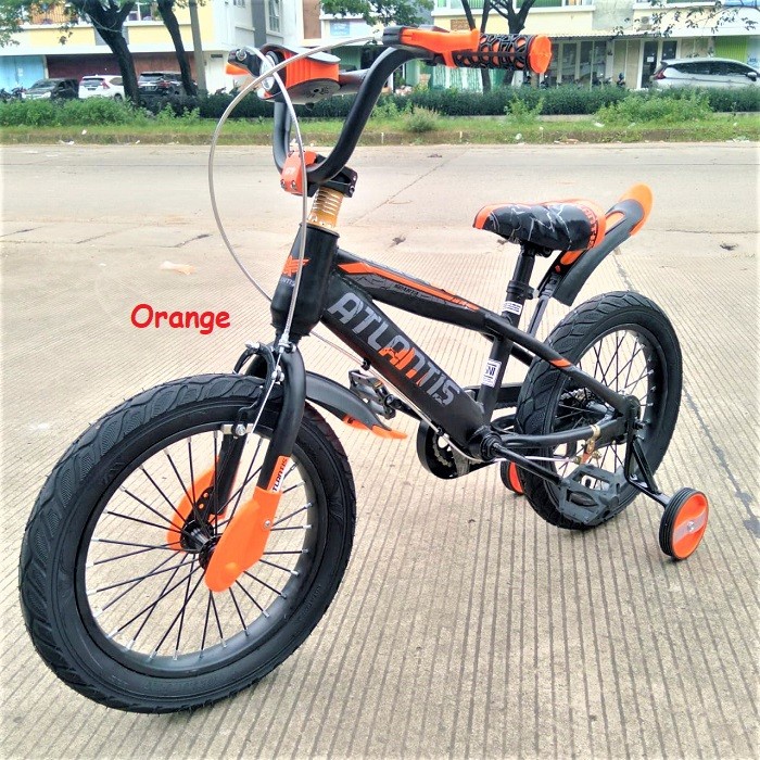 Sepeda Anak Laki-Laki BMX Atlantis Sparta 12 16 18 Inch Roda Empat Lampu Musik Garansi Termurah-2